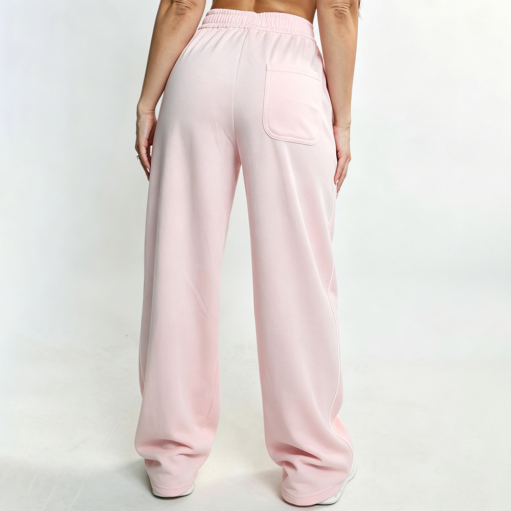 ストライプ柄バギーパンツ ワイドレッグジョガー レディース  - Women Shoes Joggers のレビューと価格