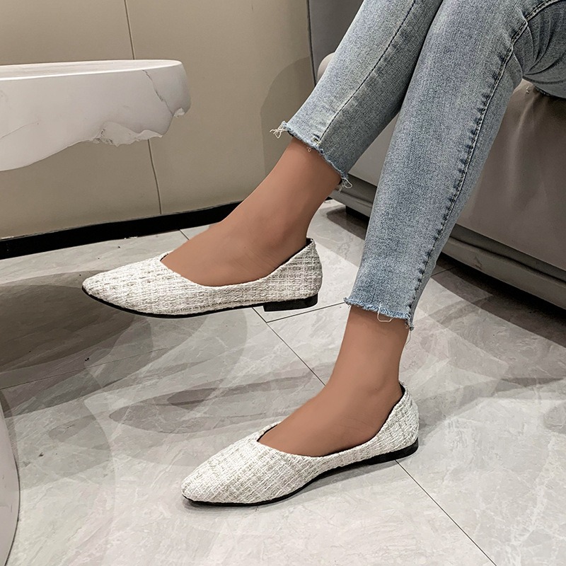 大きいサイズのシングルシューズ レディース 2025 春夏新 - Pointed Toe Flat のレビューと価格
