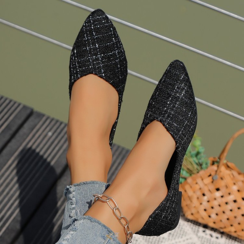 大きいサイズのシングルシューズ レディース 2025 春夏新 - Pointed Toe Flat のレビューと価格