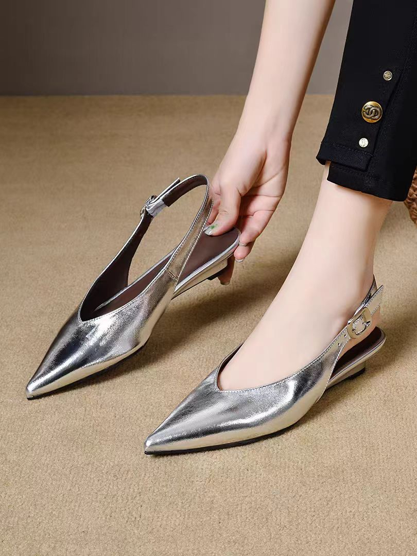 レディースサンダル 夏 2026 新作 おしゃれ ポインテッ - Pointed Toe Flat のレビューと価格