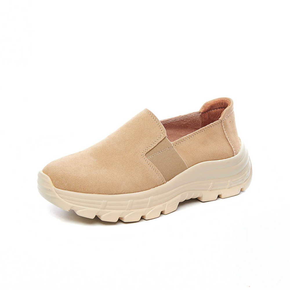 軽量スリッポンレディースイエローシューズフラットサイズ 45 - Women'S Shoes To Buy のレビューと価格