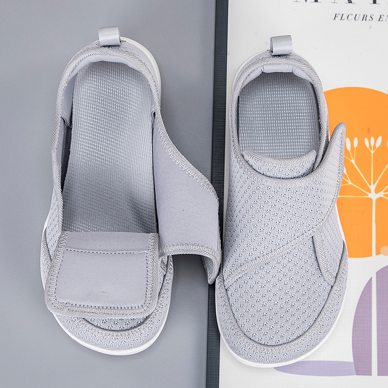 男女兼用高齢者向けオープンシューズ、調節可能な糖尿病患者用シ - Women'S Shoes With Bunions のレビューと価格