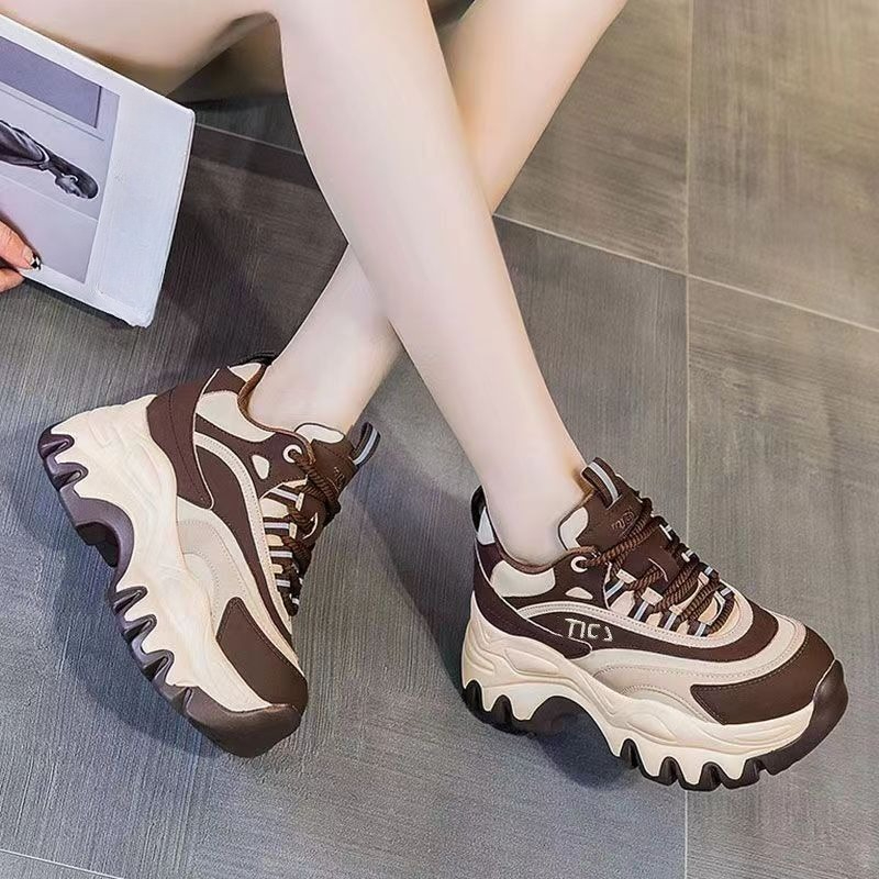 万能な身長アップ厚底ダッドスニーカー レディース 2025  - Women'S Shoes Trending 2025 のレビューと価格