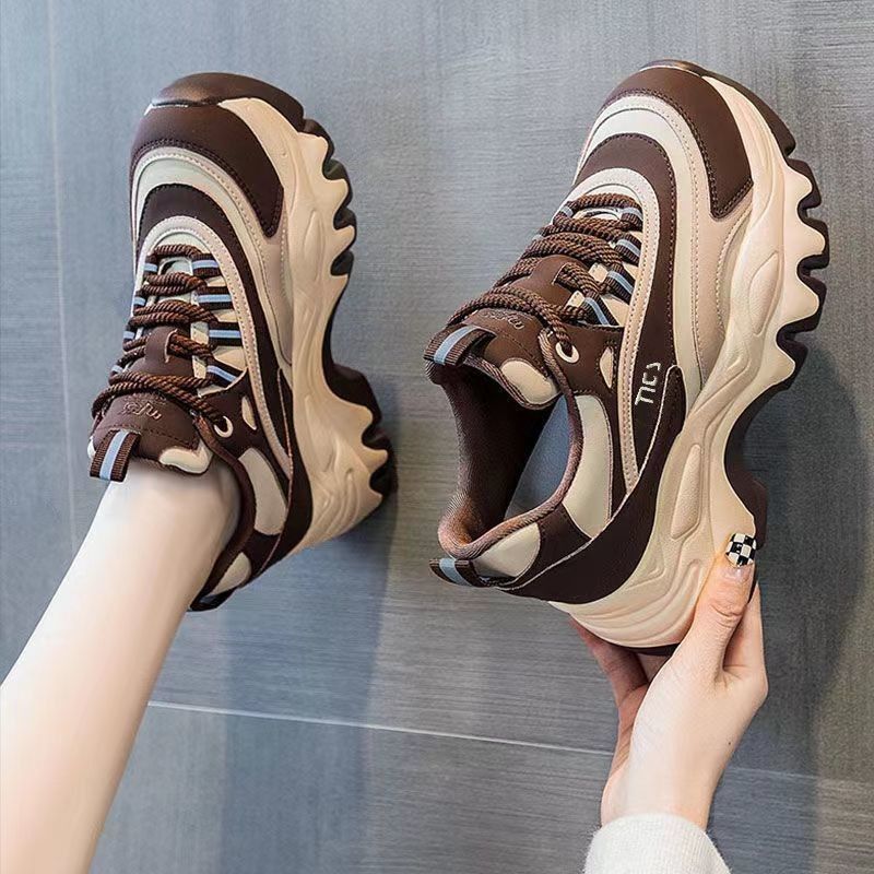 万能な身長アップ厚底ダッドスニーカー レディース 2025  - Women'S Shoes Trending 2025 のレビューと価格