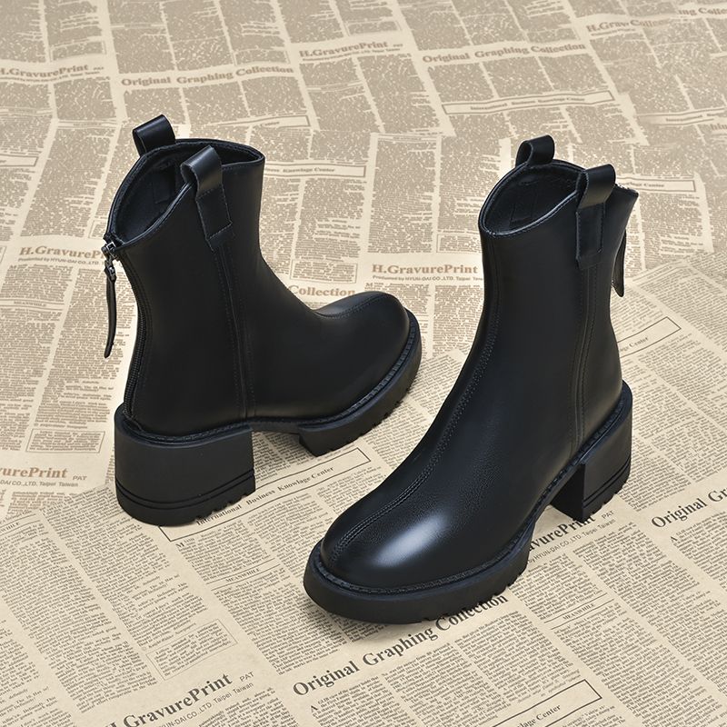 レディースアンクルブーツ、ジップ付き、身長アップ、滑り止め、 - Women'S Shoes Trending 2025 のレビューと価格